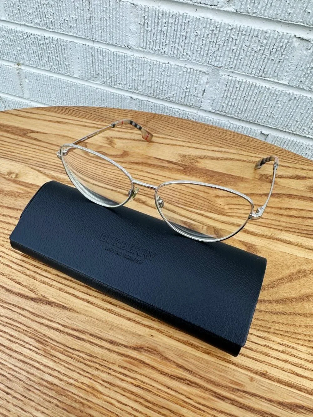 Burberry Calcot BE1341 Eyeglasses Frame and Case GOOD